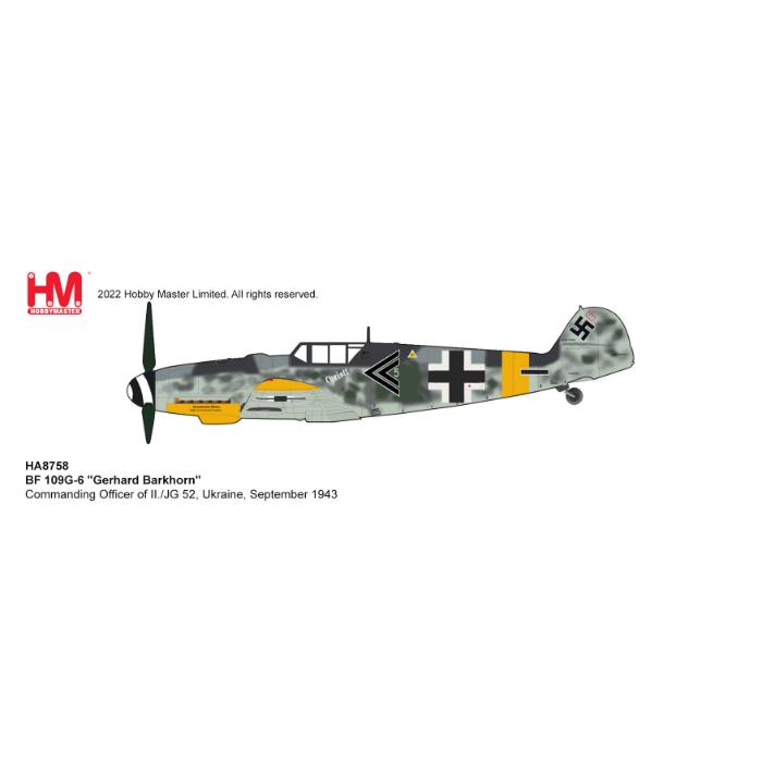 1/48 BF109G-6 Gerhard Barkhorn II/JG 52 Ukraine Sep 43