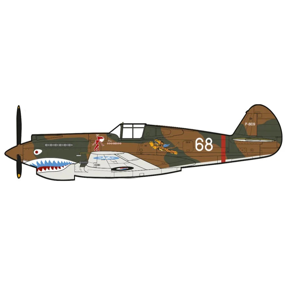 9204 1/48 Curtiss Hawk 81A-2 White 68 Ft Ldr Charles Older AVG 3rd PS Burma May 1942