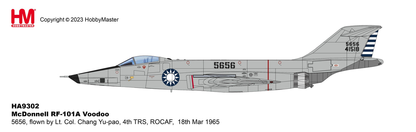 1/72 RF-101A Voodoo 5656 flown by Lt. Col. Chang Yu-pao 4th TRS ROCAF 18th Mar 1965