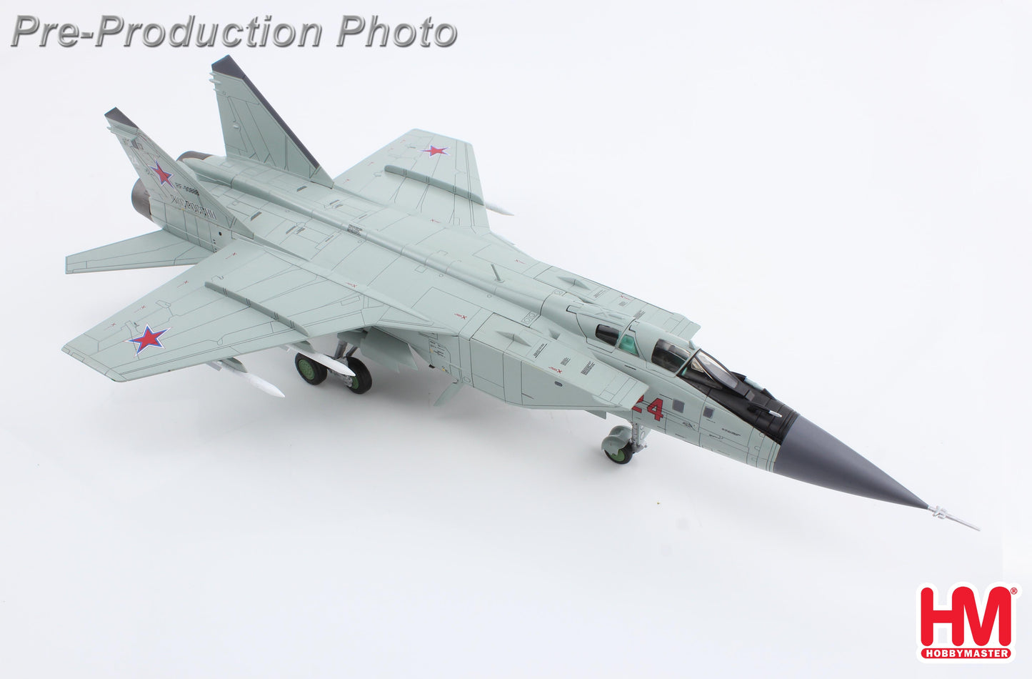 1/72 MIG-31BM Red 24 712 Interceptor Regiment Kansk Central Military Region 2022 R-77 R-37 Missiles