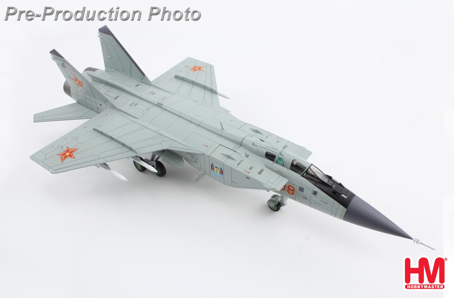 1/72 MIG-31B Red 08 Kazakhstan Air Defense Forces 610th Air Base Sary-Arka Airport 2012