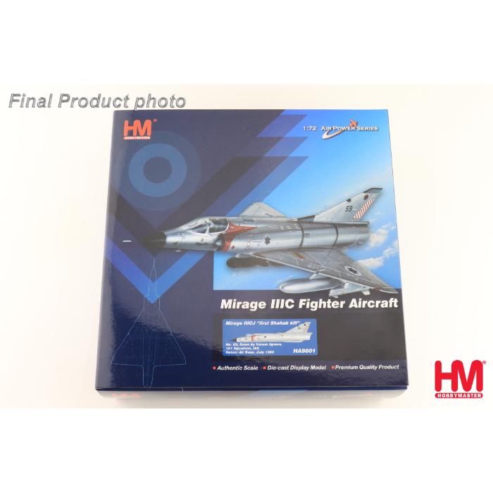 1/72 Mirage IIICJ "First Shahak Kill" No. 59 Yoram Agmon 101 Squadron IAF Hatzor A/B July 1966