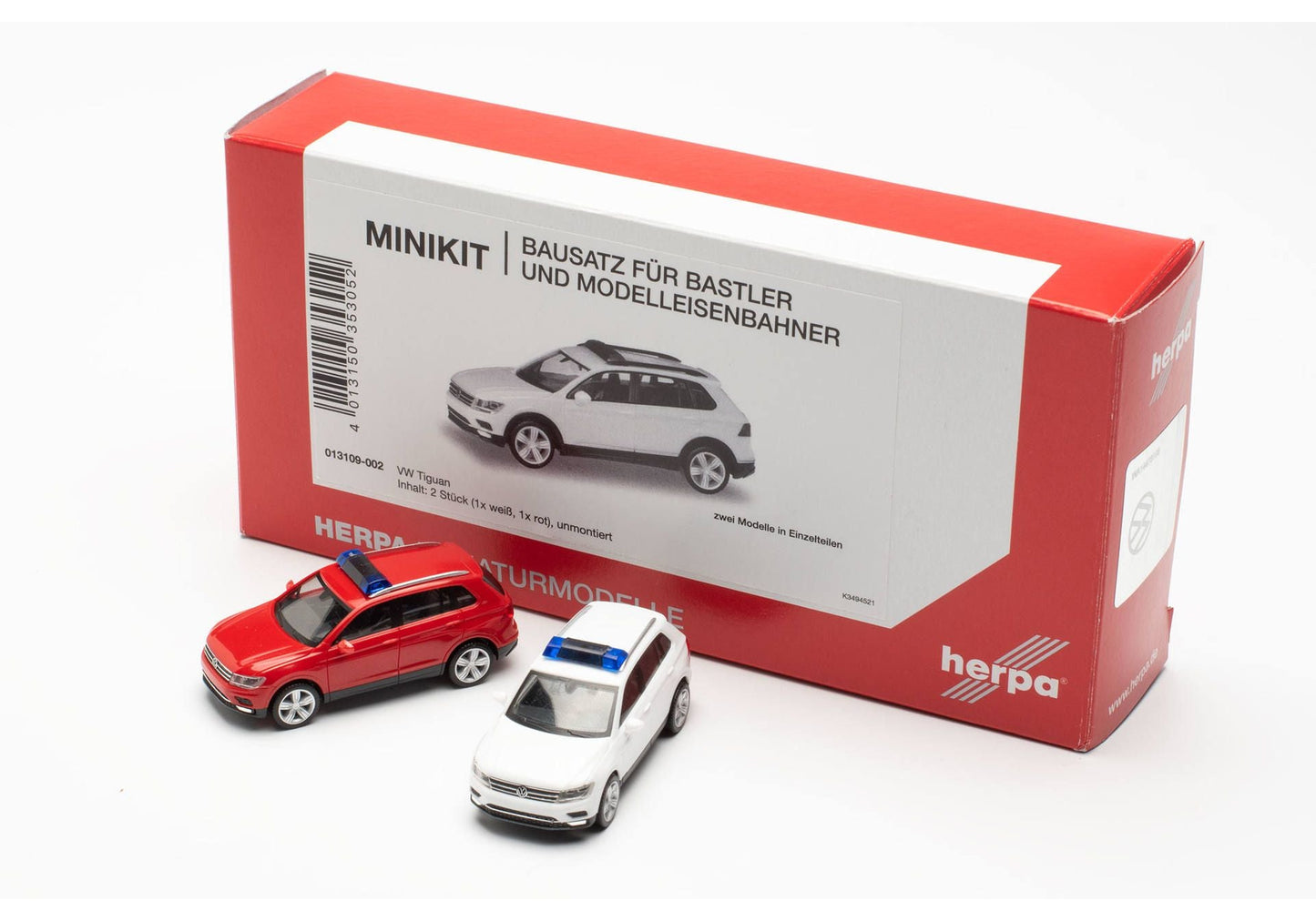 1/87 MiniKit VW Tiguan with Warning Light Bar (2 Models)