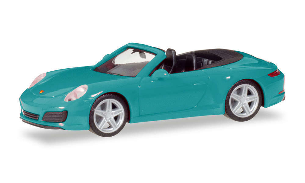 1/87 Porsche 911 Carrera 2 Cabrio Miami Blue