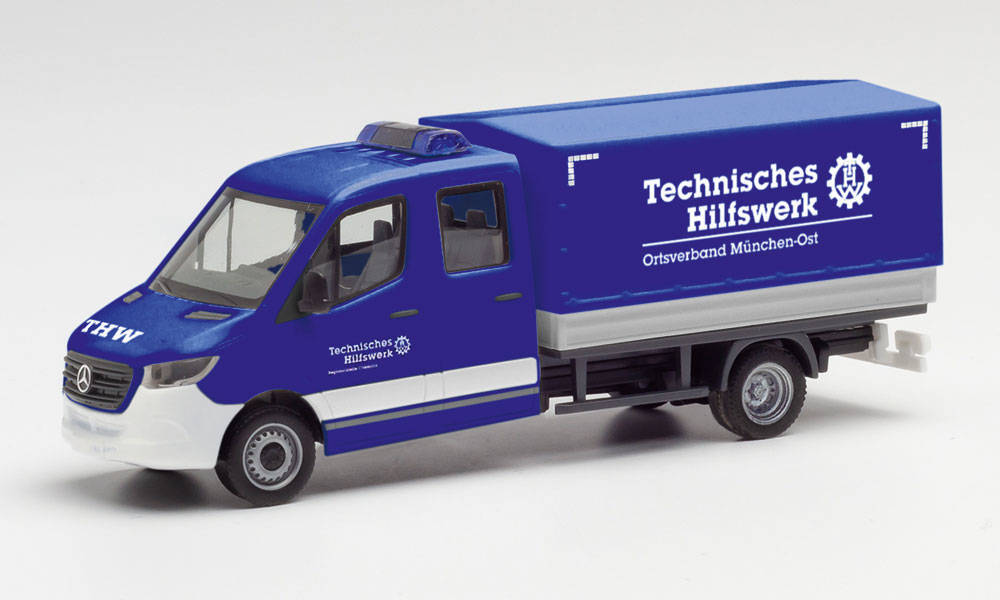 1/87 Mercedes-Benz Sprinter 18 double cab iTHW M - en Osti