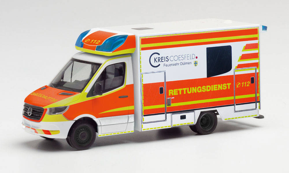 1/87 Mercedes-Benz Sprinter 18 Fahrtec-RTW  - Rescue Service Dilmen -