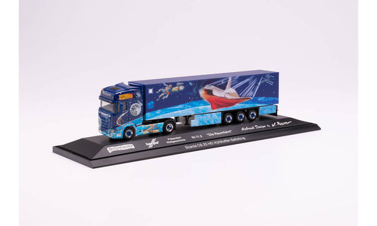 1/87 Scania CS 20 HD Refrigerated Box Semitrailer  - World History 11.2 Space Travel -