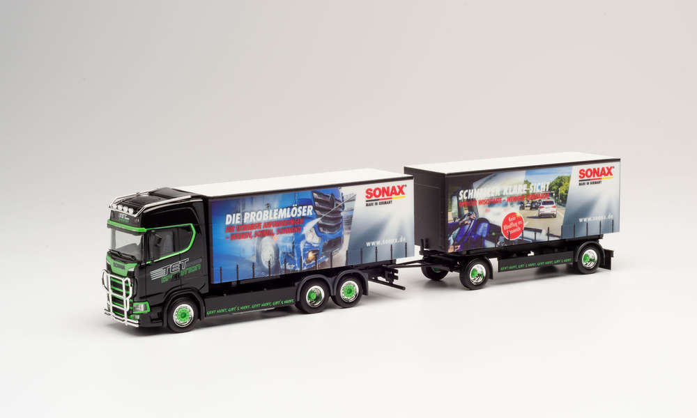 1/87 Scania CS 20 HD w/Trailer  - TET / Sonax Big Mike -