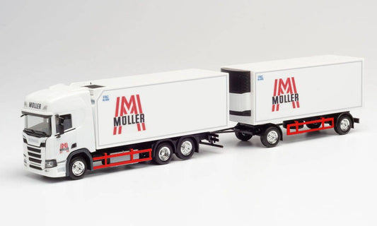 1/87 Scania CR 20 HD Kihlkoffer-Hingerzug  - Miller -                    A