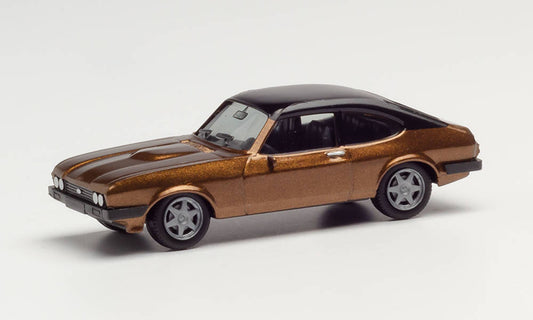 1/87 Ford Capri II mit Vinyldach Brown Metallic