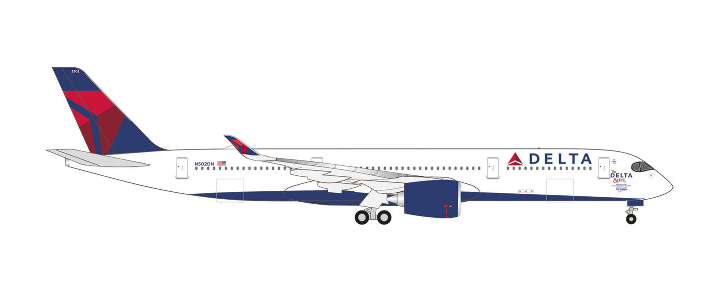 1/500 Delta Airlines Airbus A350-900 'The Delta Spirit'