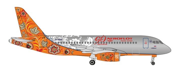 1/500 Aeroflot Sukhoi Superjet SSJ-100  - 90th Anniversary -  - RA-89009