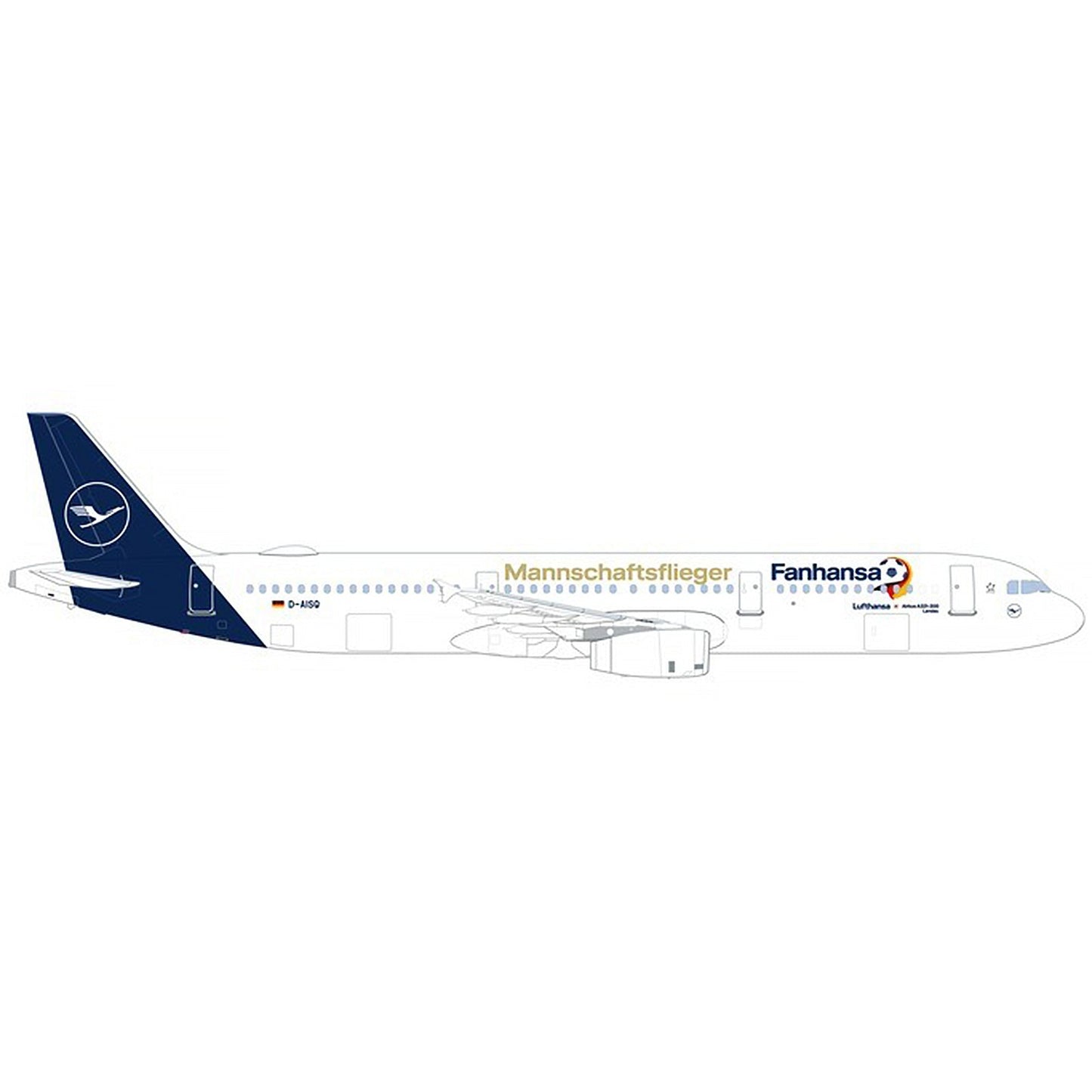 1/500 Lufthansa Mannschaftsflieger