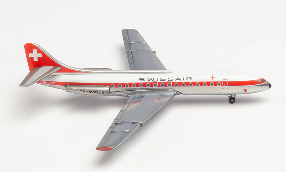 1/500 Swissair Sud Aviation SE-210 Caravelle  - Schwyz -