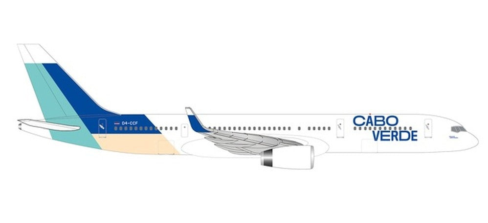 1/500 Cabo Verde Airlines Boeing 757-200 - Island of Sal Colours - D4-CCF  - Praia de Santa MariaIn