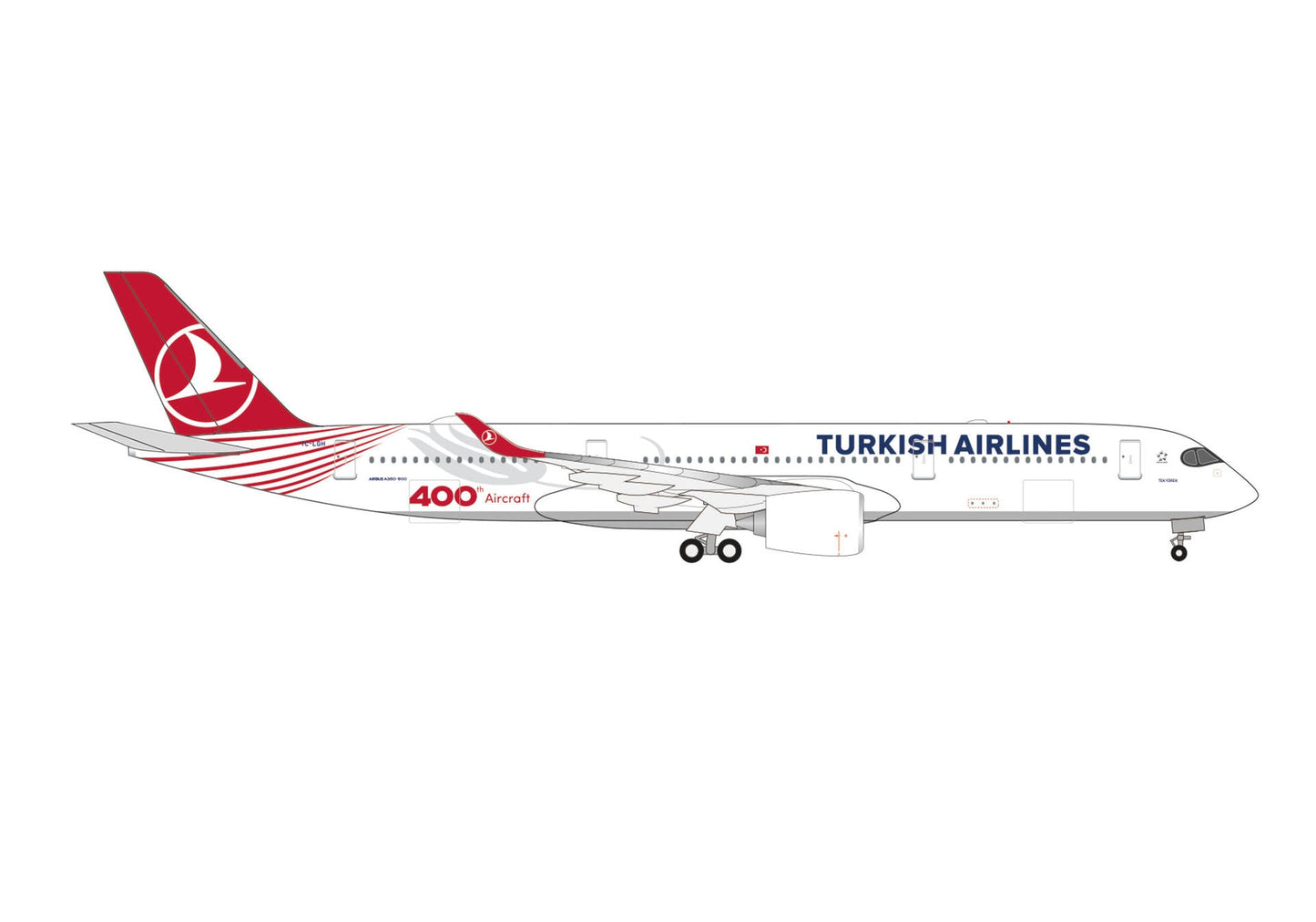 1/500 Turkish Airlines Airbus A350-900 "400th Aircraft"