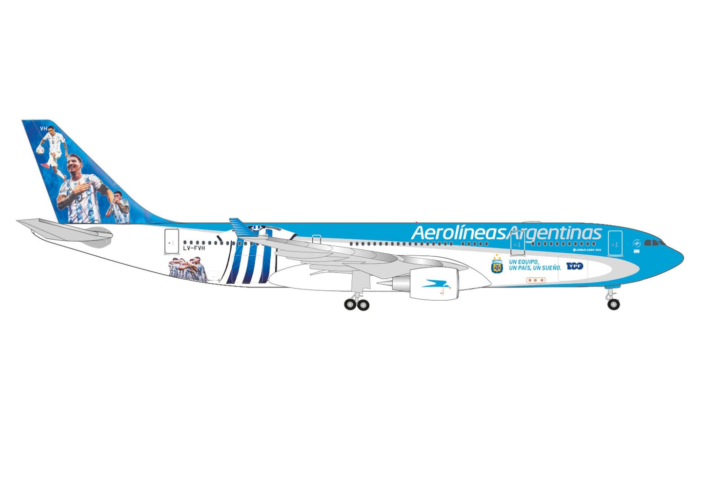 1/500 Aerolíneas Argentinas Airbus A330-200 - Selección de Argentina