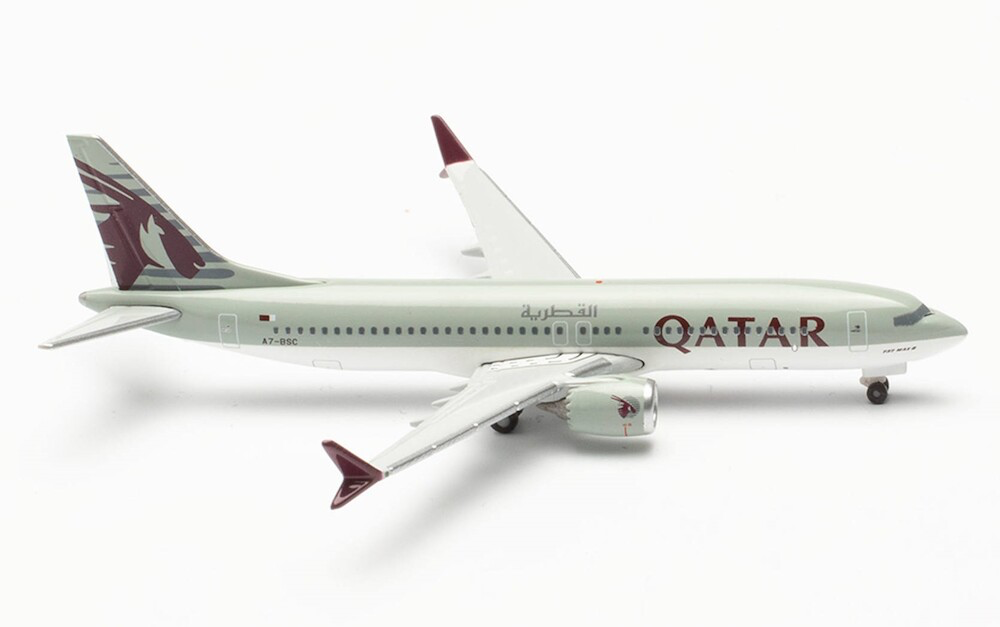 1/500 Qatar Airways Boeing 737 Max 8