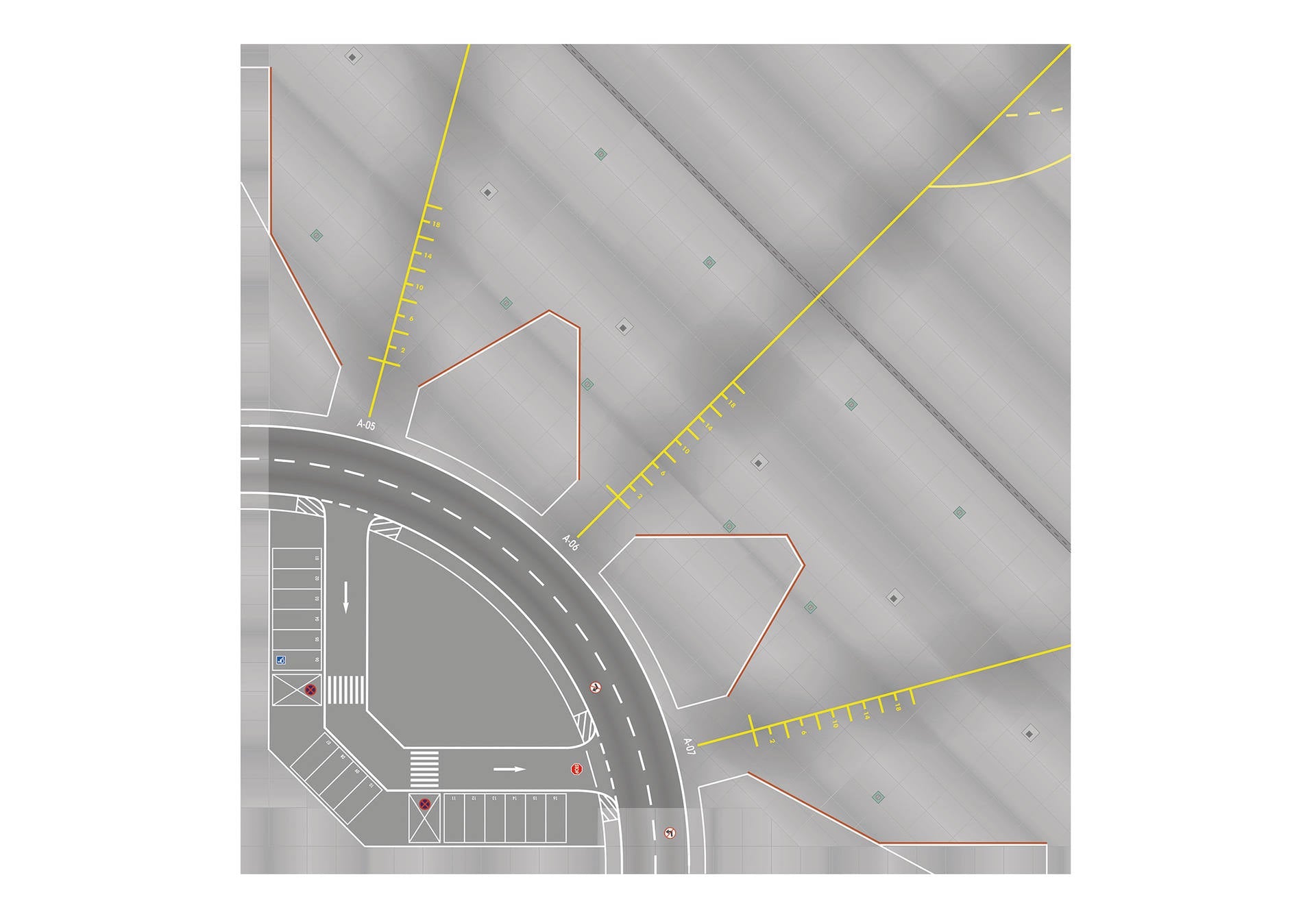 1/200 Airport Apron/Tower Plates