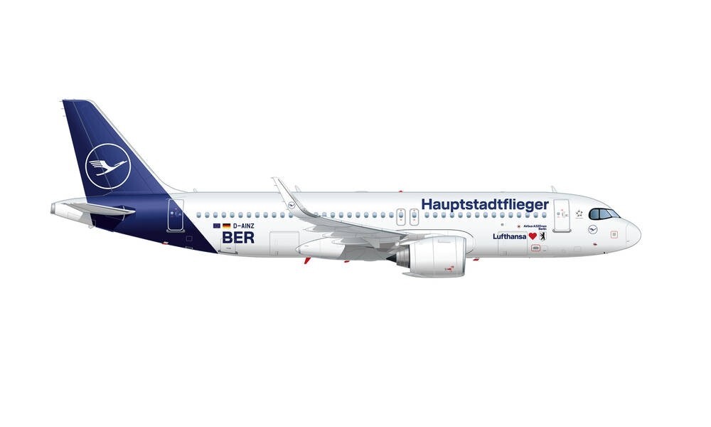 Lufthansa Airbus A320neo Hauptstadtflieger