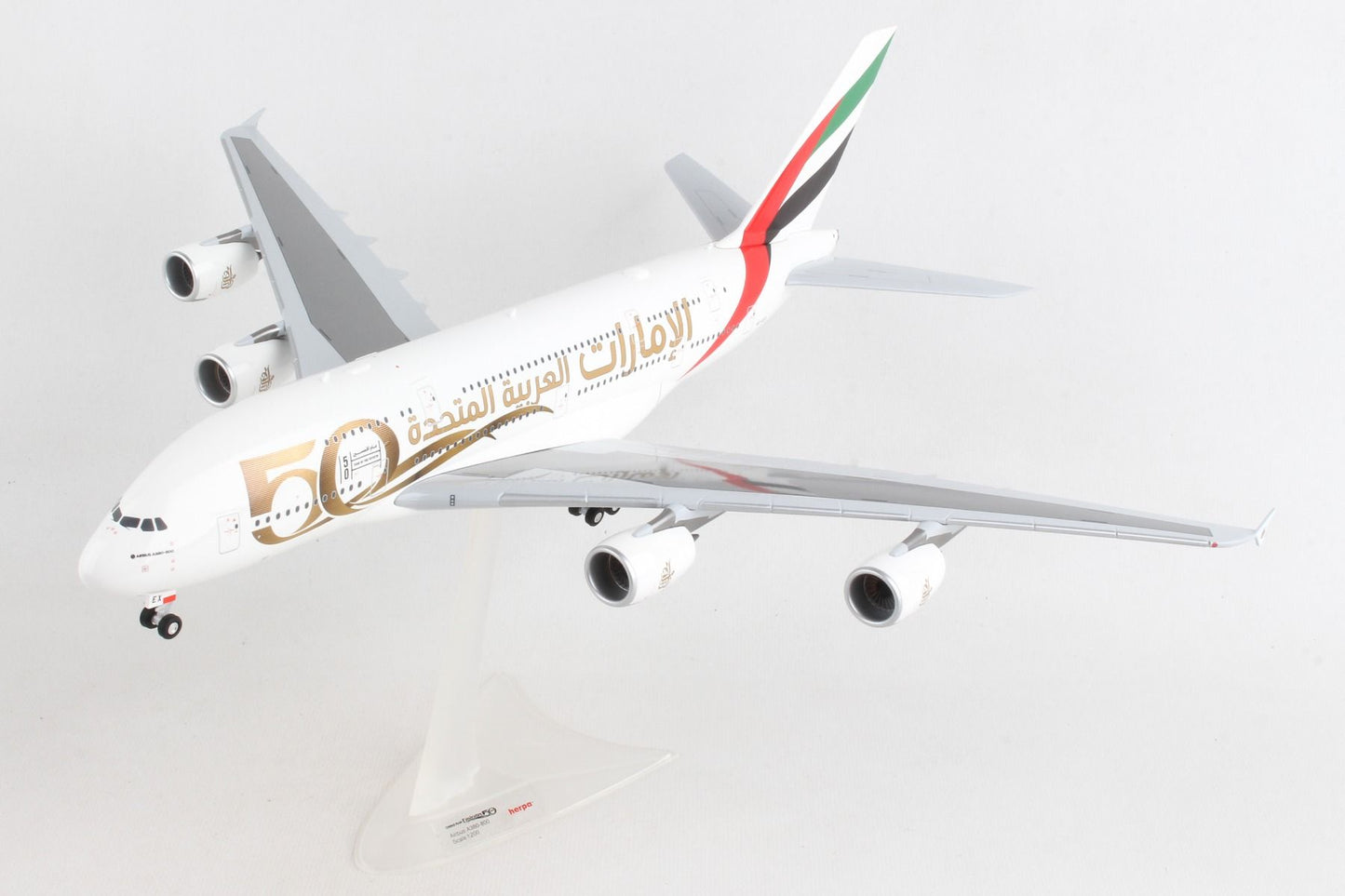 1/200 Emirates Airbus A380 UAE 50th Anniversary A6EEX