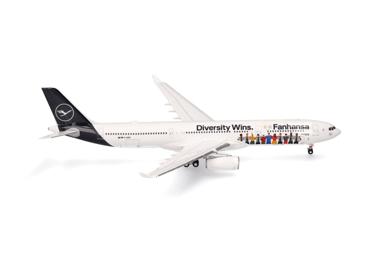 1/200 Lufthansa Airbus A330-300 'Fanhansa - Diversity Wins'