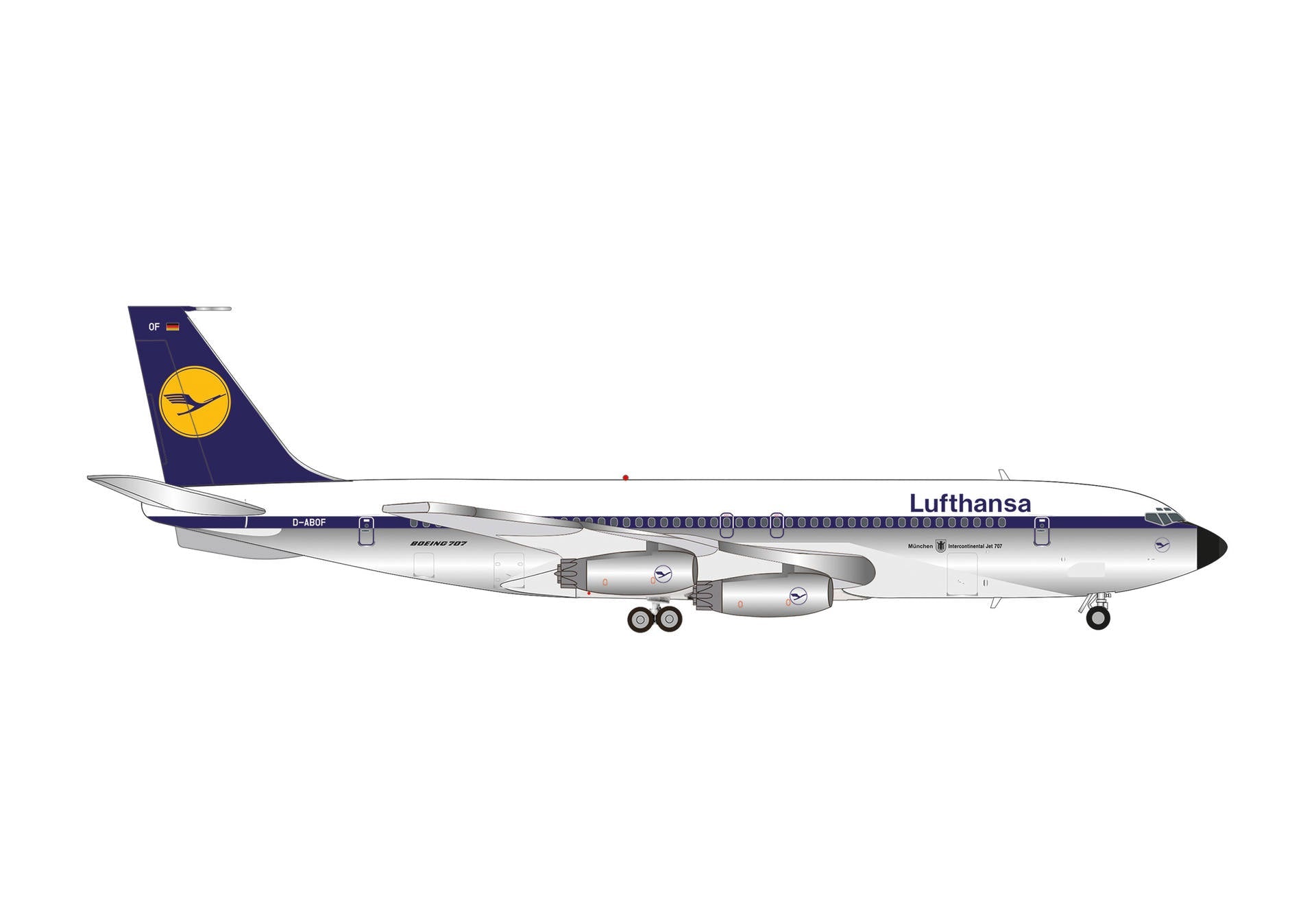 1/200 Lufthansa Boeing 707-400