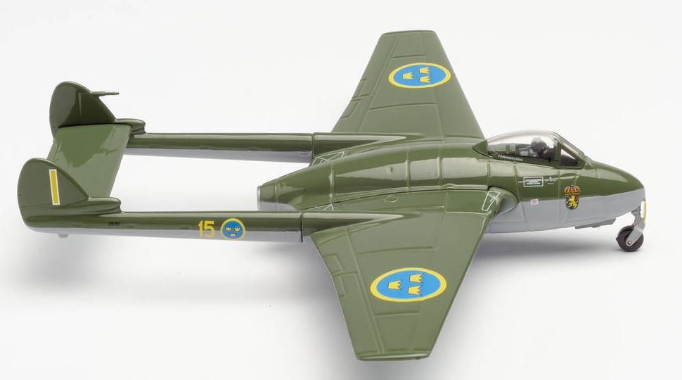 1/72 Royal Swedish Air Force - F 15 Wing - De Havilland Vampire J 28B