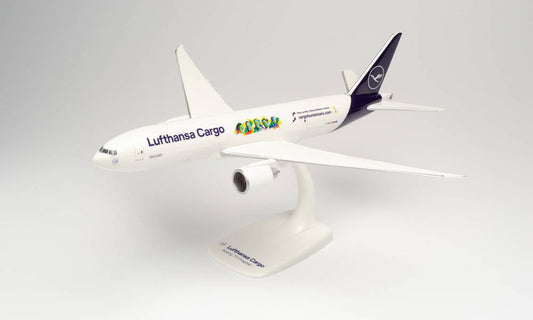 1/200 Lufthansa Cargo Boeing 777F Cargo Human Care D-ALFI Buenos Dias Mexico