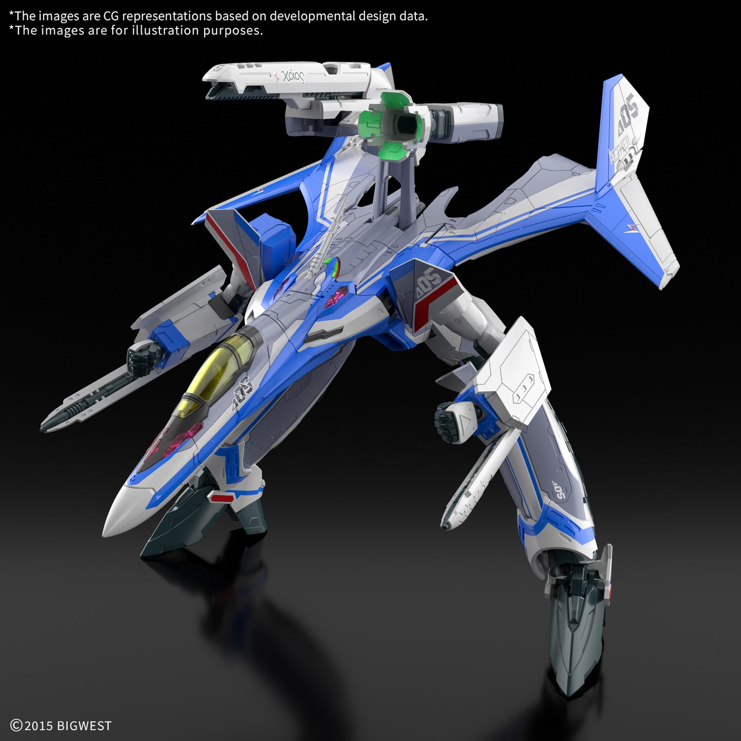 HG 1/100 VF-31J Siegfried (Hayate Immelmann Use)