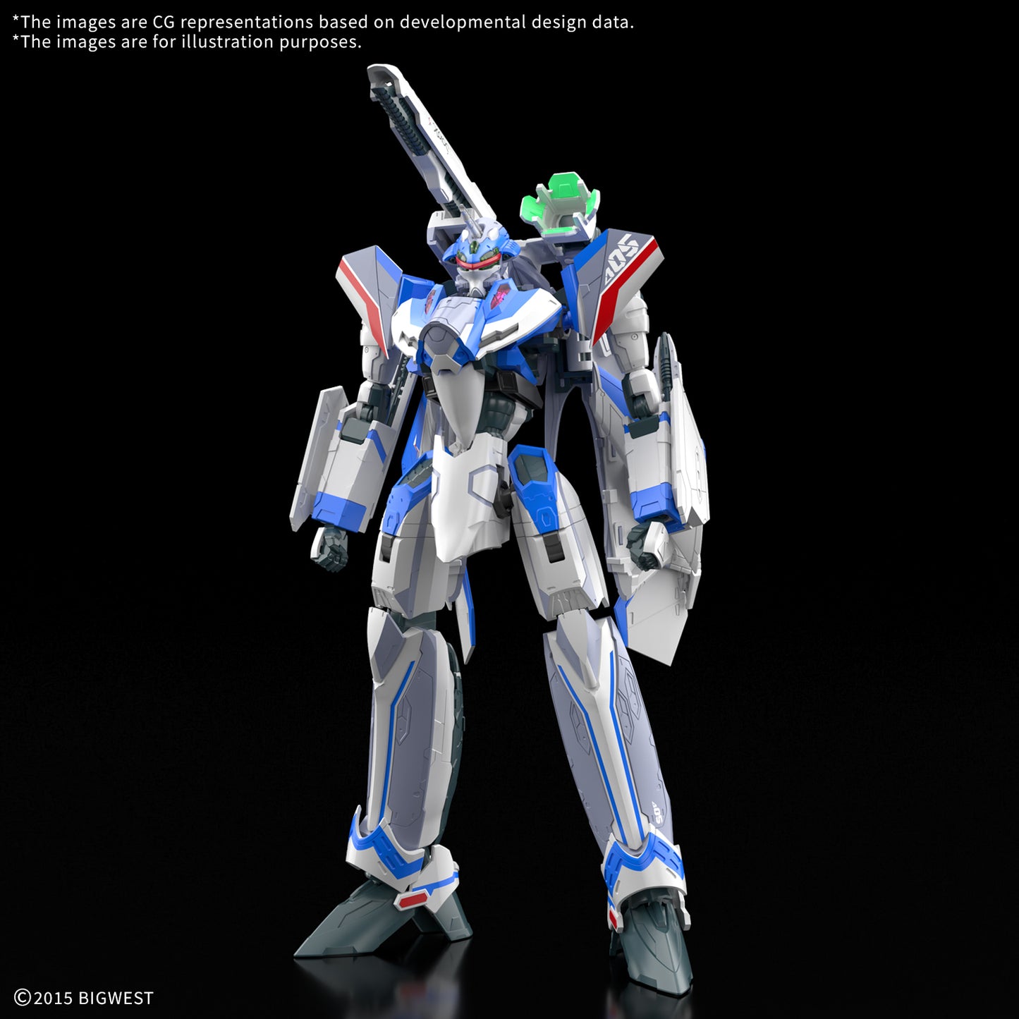 HG 1/100 VF-31J Siegfried (Hayate Immelmann Use)