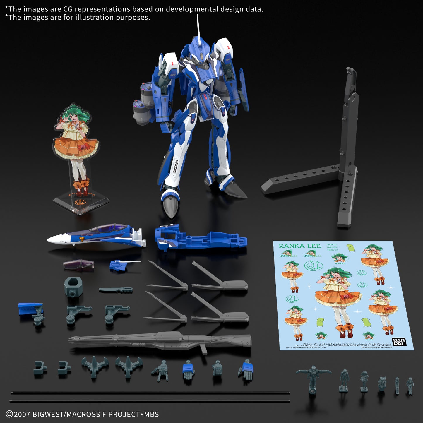 image2_HG 1/100 Vf-25G Messiah Valkyrie Michael Custom Deluxe Set