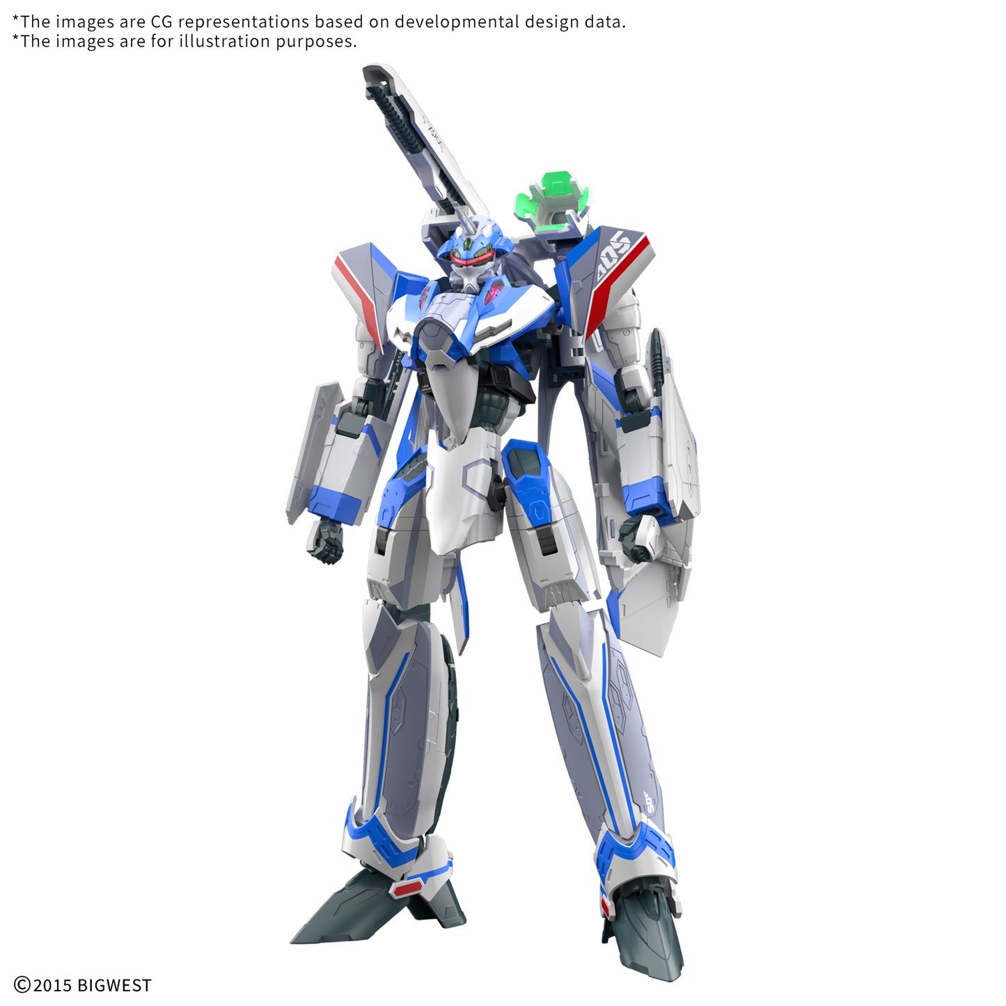 HG 1/100 VF-31J Siegfried (Hayate Immelmann Use)