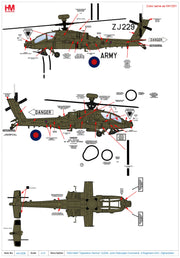 1/72 WAH-64D  - Operation Herrick -  ZJ229 Joint Helicopter Command 4 Regiment AAC Afghanistan