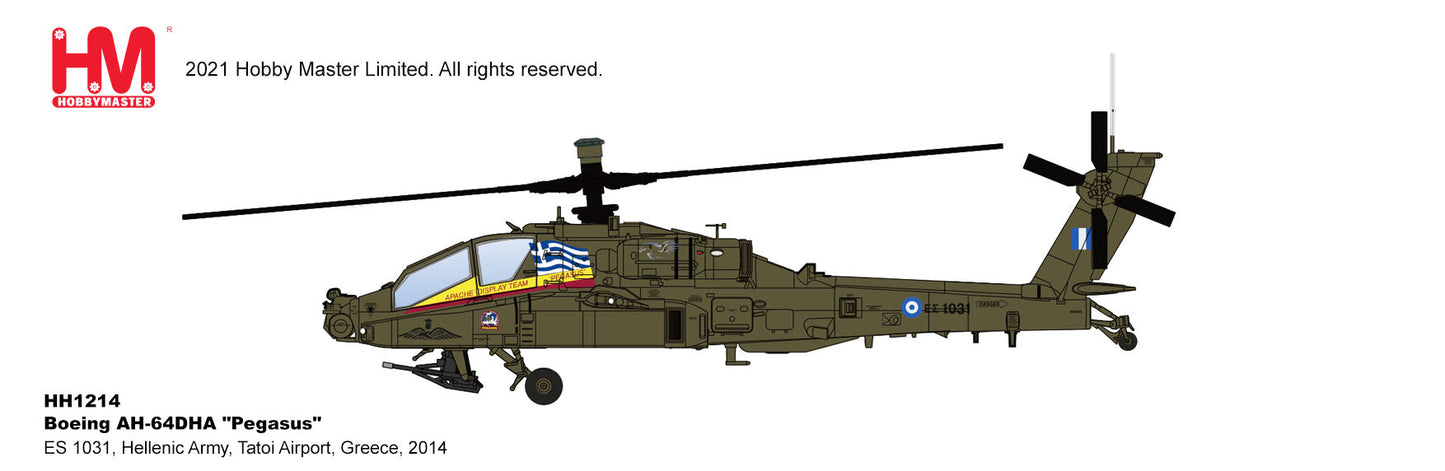 1/72 Boeing AH-64DHA Pegasus ES 1031 Hellenic Army Tatoi Airport Greece 2014