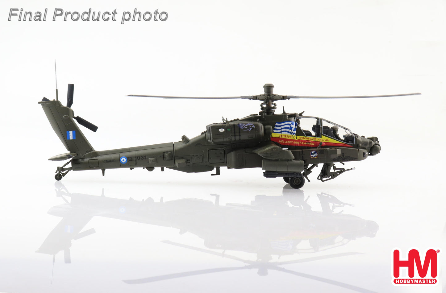 1/72 Boeing AH-64DHA Pegasus ES 1031 Hellenic Army Tatoi Airport Greece 2014