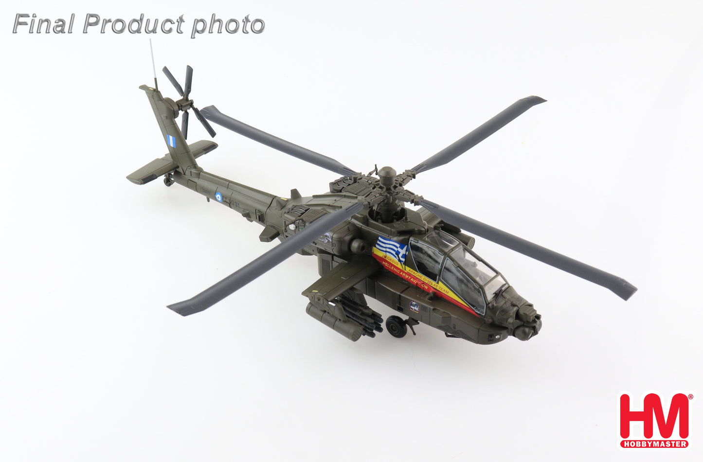 1/72 Boeing AH-64DHA Pegasus ES 1031 Hellenic Army Tatoi Airport Greece 2014