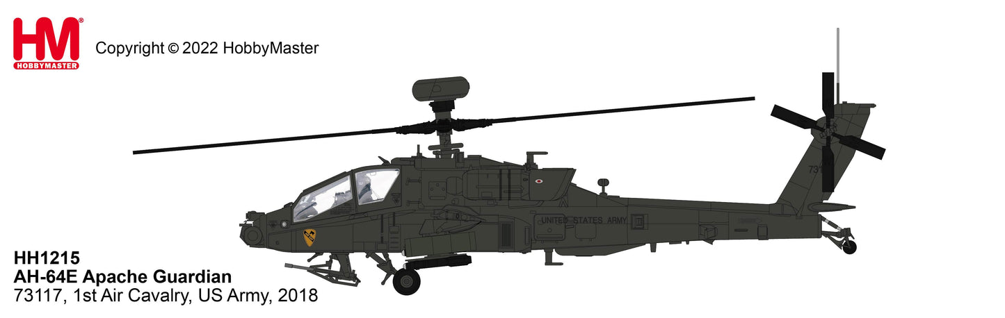 1/72 AH-64E Apache Guardian 73117 1st Air Cavalry US Army 2018