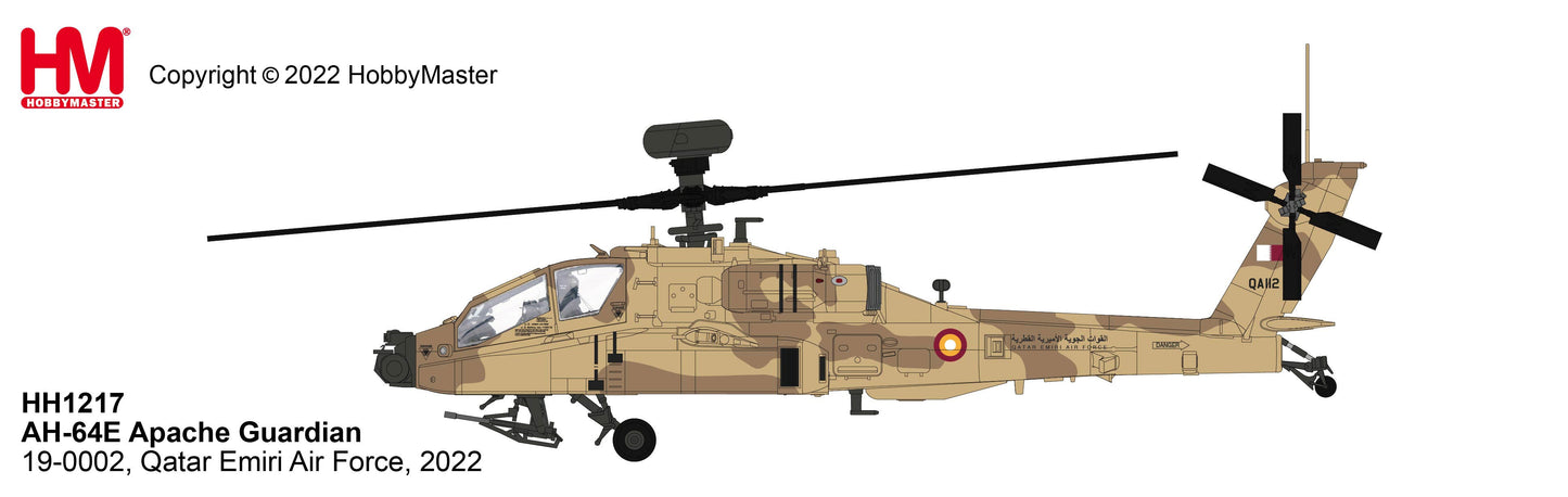 1/72 AH-64E Apache Guardian 19-0002 Qatar Emiri Air Force 2022