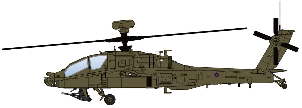 1/72 AH-64E "Apache Echo" ZM714 British Army Middle Wallop 2022