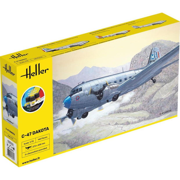 1/72 Starter Kit C-47 Dakota Includes: Cement Brush and Main Paints