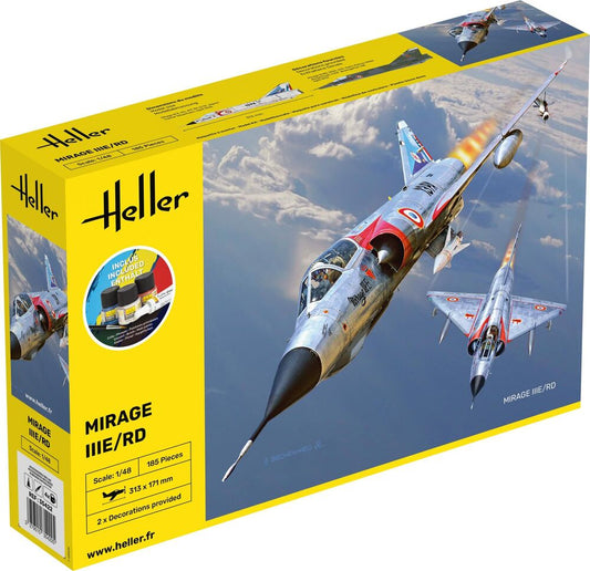 1/48 GIFT SET Mirage IIIE/RD (Includes: Cement, Brush and Main Paints)