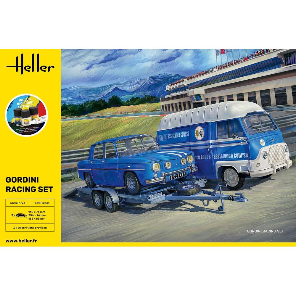 1/24 GIFT SET Gordini Racing Set (Includes: Cement, Brush and Main Paints)