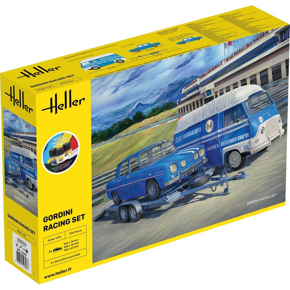 1/24 Starter Kit Gordini Racing Set Includes: Cement Brush and Main Paints
