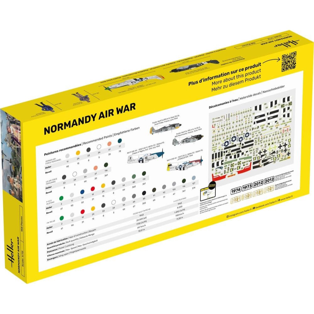 1/72 GIFT SET Normandy Airwar (Includes: Cement, Brush and Main Paints)