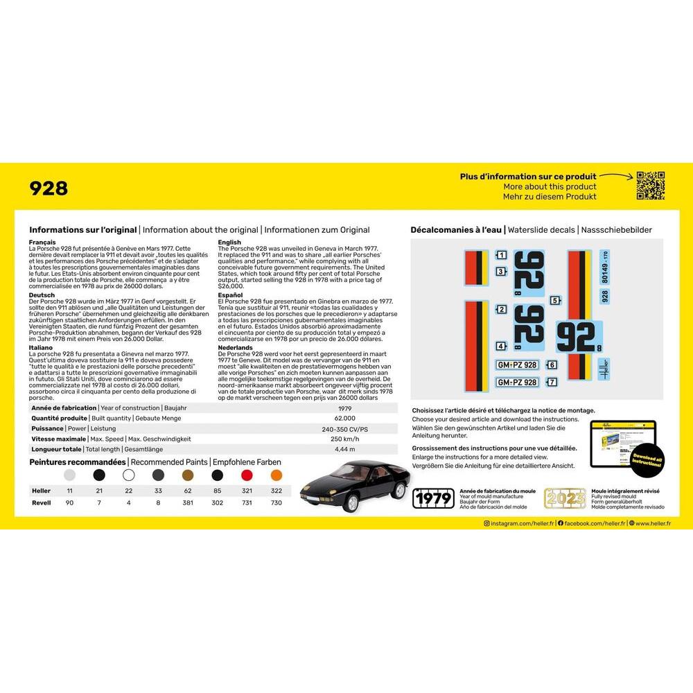 1/43 STARTER KIT Porsche 928