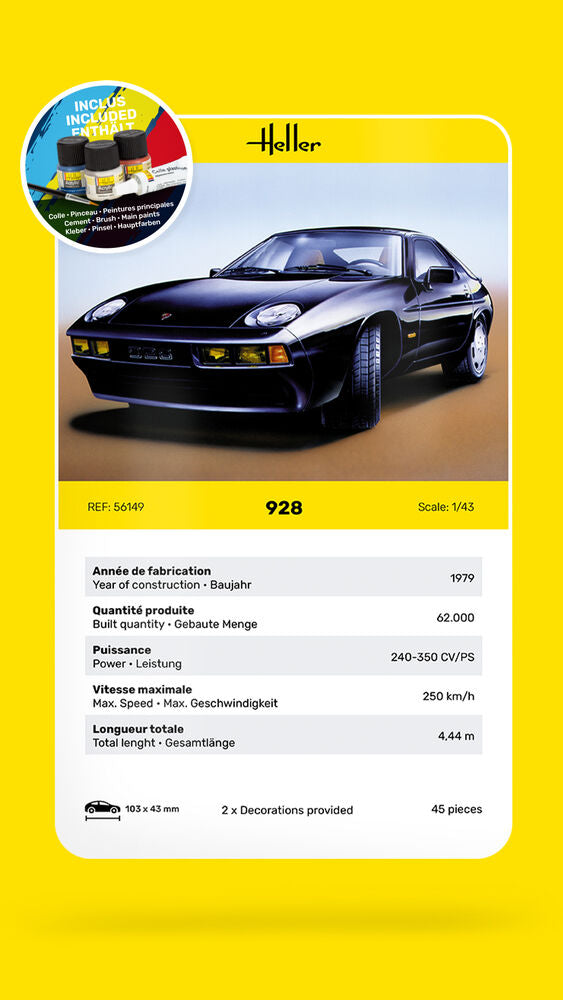 1/43 STARTER KIT Porsche 928
