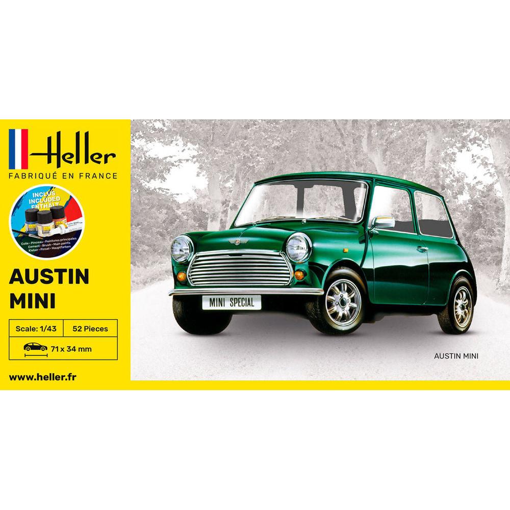 1/43 STARTER KIT Austin Mini (Includes: Cement, Brush and Main Paints)