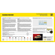 1/43 Starter Kit Range Rover Includes: Cement Brush and Main Paints