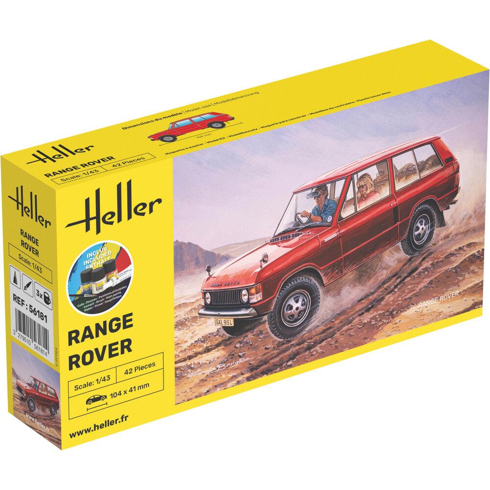 1/43 Starter Kit Range Rover Includes: Cement Brush and Main Paints